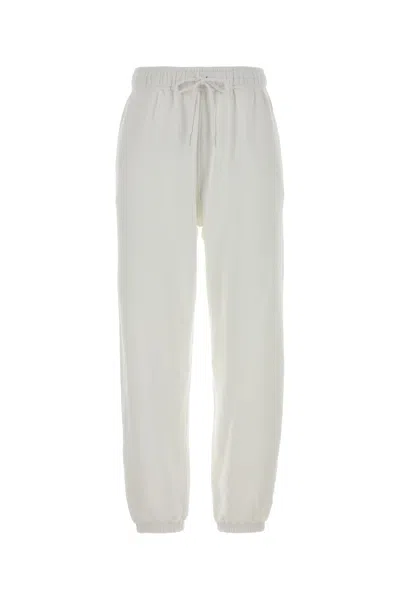 Polo Ralph Lauren White Cotton Blend Joggers