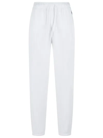 Polo Ralph Lauren White Cotton Blend Pants