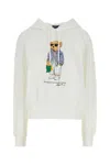 Polo Ralph Lauren White Cotton Blend Sweatshirt In White