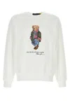 Polo Ralph Lauren White Cotton Blend Sweatshirt In White