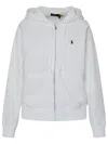 Polo Ralph Lauren Woman Sweatshirt White Size L Cotton, Polyester In White