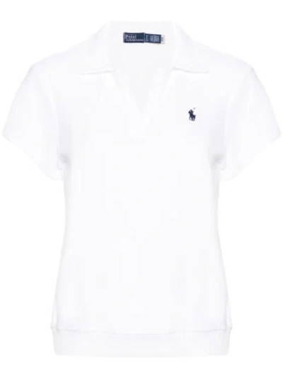 Polo Ralph Lauren White Cotton Blend T-shirts