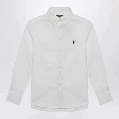 Polo Ralph Lauren Kids' White Cotton Button-down Shirt