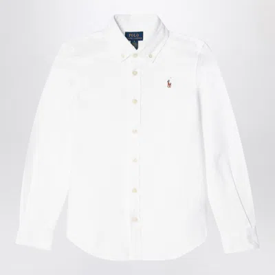 Polo Ralph Lauren Kids' White Cotton Button-down Shirt