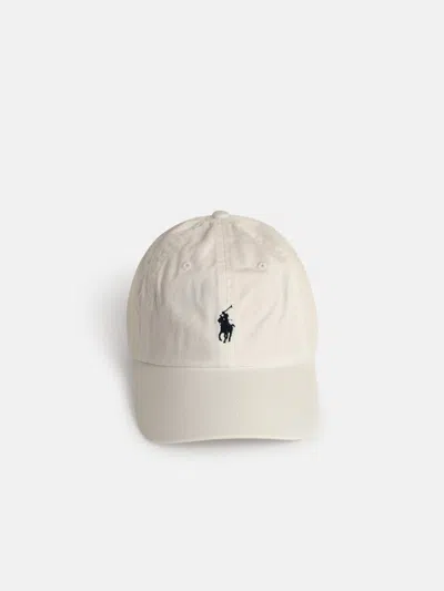 Polo Ralph Lauren White Cotton Cap