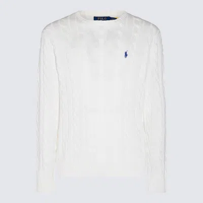 Polo Ralph Lauren White Cotton Knitwear
