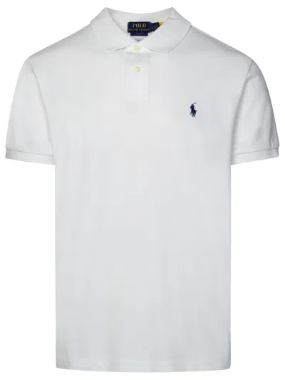 Polo Ralph Lauren Polo Shirt With Logo Embroidery In White