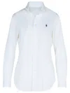 Polo Ralph Lauren Classic Long Sleeves Button Front Shirt Clothing In White