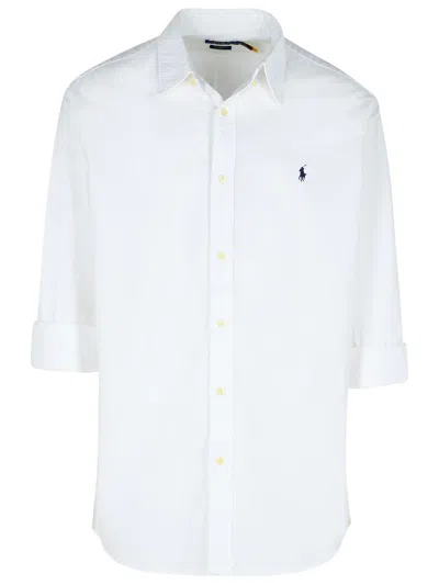 POLO RALPH LAUREN POLO RALPH LAUREN WHITE COTTON SHIRT