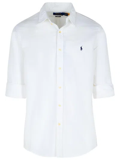 POLO RALPH LAUREN POLO RALPH LAUREN WHITE COTTON SHIRT