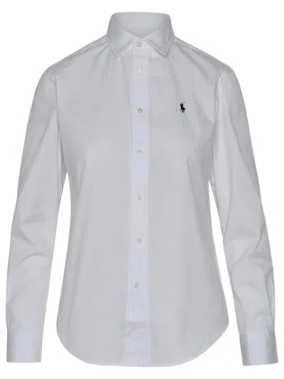 POLO RALPH LAUREN POLO RALPH LAUREN WHITE COTTON SHIRT