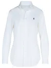Polo Ralph Lauren Classic Long Sleeves Button Front Shirt Clothing In White