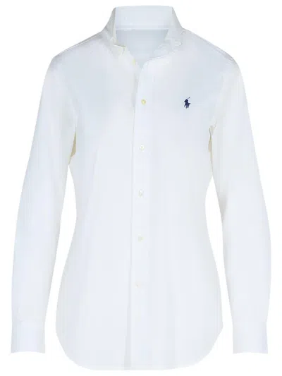 POLO RALPH LAUREN POLO RALPH LAUREN WHITE COTTON SHIRT