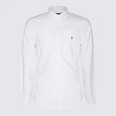 Polo Ralph Lauren White Cotton Shirt In Bsr White