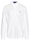 Polo Ralph Lauren Polo Pony-embroidered Long-sleeve Shirt In White