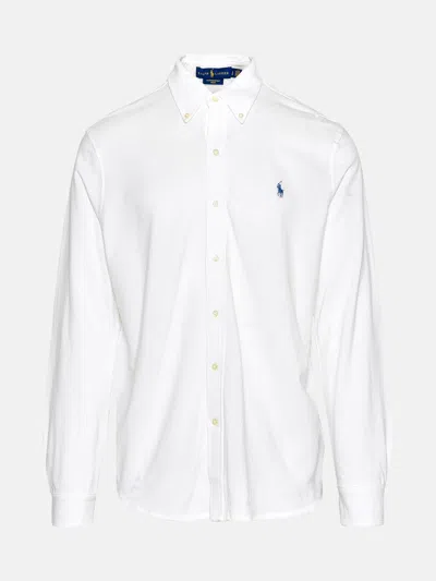 Polo Ralph Lauren White Cotton Sweater