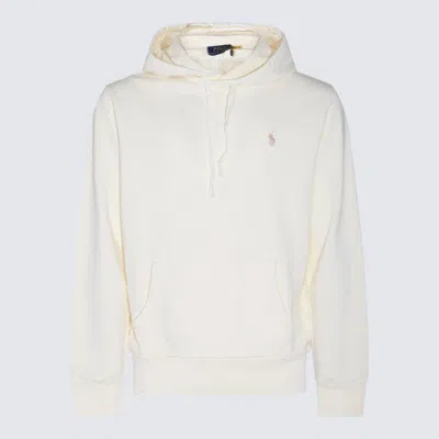 POLO RALPH LAUREN POLO RALPH LAUREN WHITE COTTON SWEATSHIRT