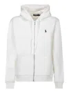 Polo Ralph Lauren White Cotton Sweatshirt In White