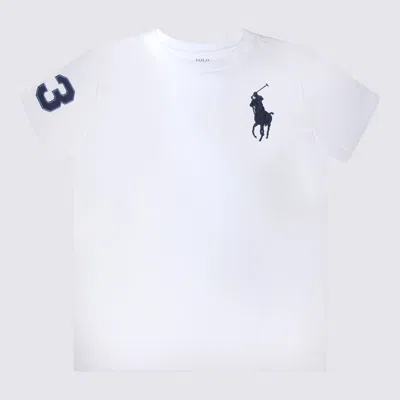 Polo Ralph Lauren Kids' White Cotton T-shirt