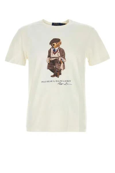 POLO RALPH LAUREN POLO RALPH LAUREN WHITE COTTON T-SHIRT