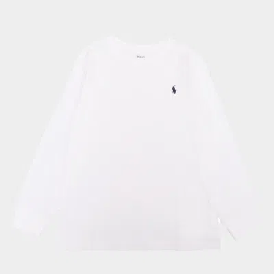 Polo Ralph Lauren Kids' White Cotton T-shirt