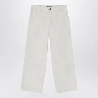Polo Ralph Lauren Kids' White Cotton Trousers