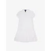 Polo Ralph Lauren Flared Polo-collar Stretch-cotton Piqué Dress 7-14 Years