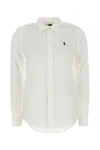 Polo Ralph Lauren Classic Long Sleeves Button Front Shirt Clothing In White