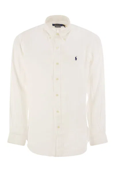 Polo Ralph Lauren White Linen Shirt