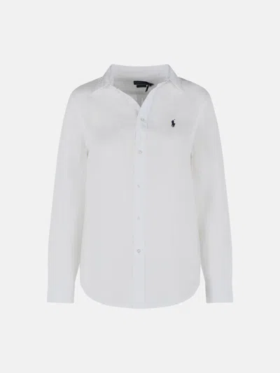 Polo Ralph Lauren White Linen Shirt