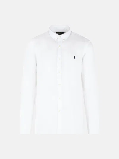 Polo Ralph Lauren White Linen Shirt