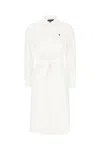 Polo Ralph Lauren White Linen Shirt Dress