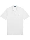 Polo Ralph Lauren Slim-fit Button-down Collar Logo-embroidered Cotton-blend Poplin Shirt In White