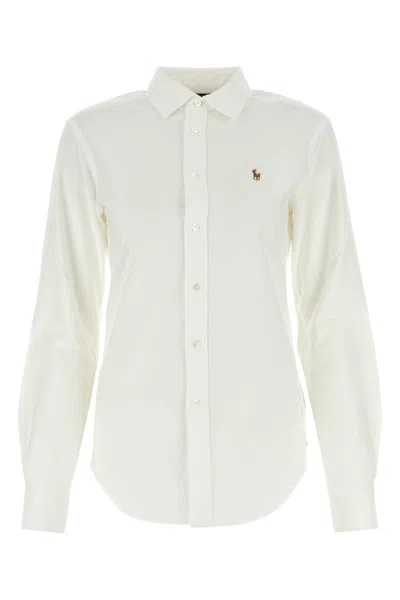 Polo Ralph Lauren White Oxford Shirt In 003