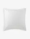 Polo Ralph Lauren Ralph Lauren Home White Penthouse Standard Oxford Cotton Pillow Case 50cm X 75cm In White