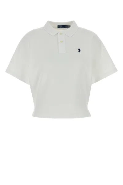 Polo Ralph Lauren White Piquet Polo Shirt