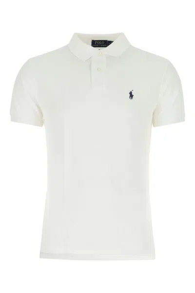 Polo Ralph Lauren White Piquet Polo Shirt