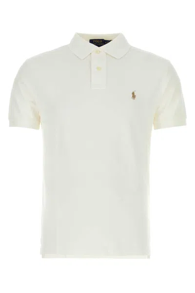Polo Ralph Lauren White Terry Polo Shirt