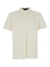 Polo Ralph Lauren White Polo Shirt With Large Pony Detail On The Front In Cotton Woman In White