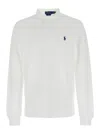 Polo Ralph Lauren White Polo With Classic Collar And Pony Embroidered On The Front In White