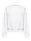 Polo Ralph Lauren White Pony Embroidered Crewneck Sweatshirt In White