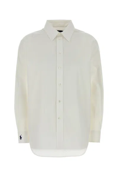 Polo Ralph Lauren White Poplin Oversize Shirt