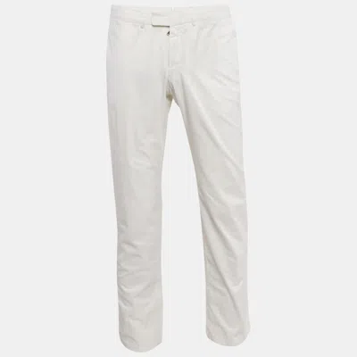 Pre-owned Polo Ralph Lauren White Preppy Fit Tailored Pants S