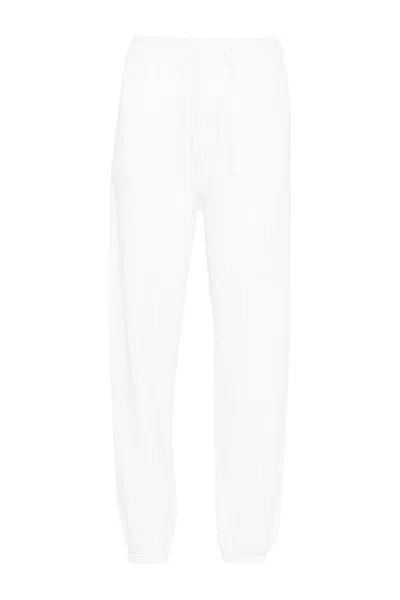 POLO RALPH LAUREN POLO RALPH LAUREN WHITE RELAXED FIT TROUSERS WITH ELASTIC WAISTBAND