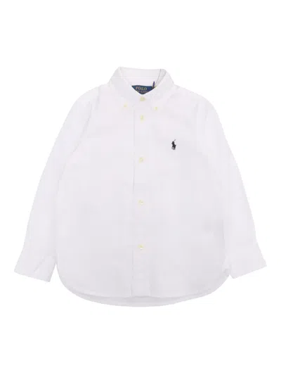 Polo Ralph Lauren Kids' White Shirt With Logo