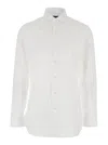 Polo Ralph Lauren White Shirt With Button-down Collar And Pony Embroidery On The Front In White