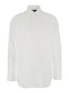Polo Ralph Lauren White Shirt With Button-down Collar And Pony Embroidery On The Front In White