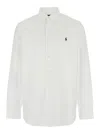 Polo Ralph Lauren Camicia In Cotone Bianco Uomo In White