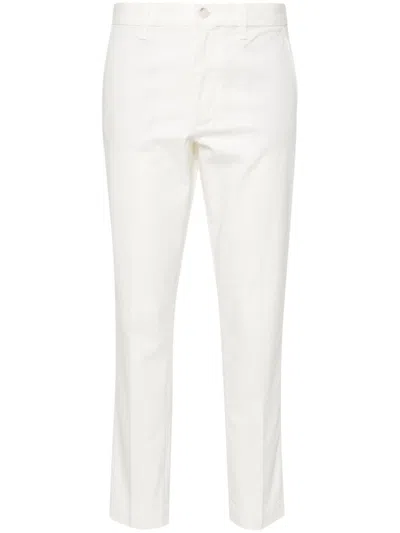 Polo Ralph Lauren High-waisted Slim-fit Trousers In White