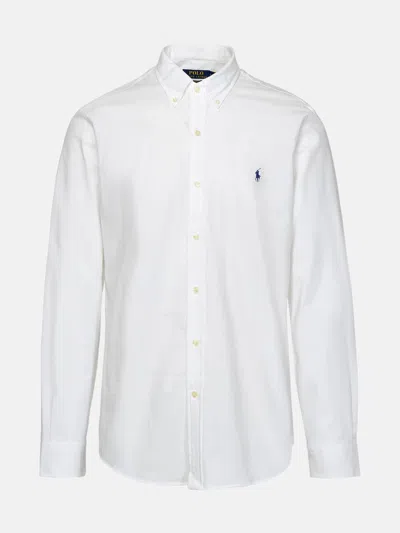 Polo Ralph Lauren White Stretch Cotton Shirt